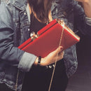 Women Elegant Diamond Clasp evening Clutch / Shoulder Bag-Black Women Handbags-Handbags-JadeMoghul Inc.