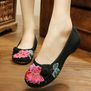 Women Embroidered Sequins Flat Shoes With Ankle Strap Closure-27-7.5-JadeMoghul Inc.