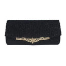 Women Evening Bag - Glitter Bag For Women - Wedding Clutch-Black-JadeMoghul Inc.
