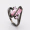 Women Fashion Luxury Vintage Black Gold Zircon Oval Ring-10-pink black-JadeMoghul Inc.