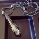 Women Fashionable Long Crystal / Tassel / Metal Necklace-Type 2-JadeMoghul Inc.