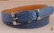 Women Faux Crocodile Leather Belt With Alloy Pin Buckle-blue color-JadeMoghul Inc.