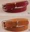 Women Faux Crocodile Leather Belt With Alloy Pin Buckle-dark red color-JadeMoghul Inc.