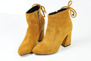 Women Faux Suede Ankle Length Winter Boots