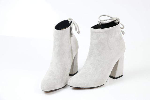 Women Faux Suede Ankle Length Winter Boots