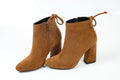 Women Faux Suede Ankle Length Winter Boots-camel color-11-JadeMoghul Inc.
