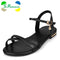 Women Genuine Cow Leather Sandals With Buckle Closure-Beige-4-JadeMoghul Inc.