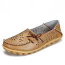 Women Genuine Leather Summer loafers With Cut Work Floral Detailing-White-11.5-JadeMoghul Inc.