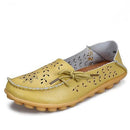 Women Genuine Leather Summer loafers With Cut Work Floral Detailing-White-11.5-JadeMoghul Inc.