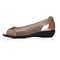 Women Genuine Leather Summer Sandals-Khaki-4-JadeMoghul Inc.