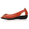 Women Genuine Leather Summer Sandals-Orange-4-JadeMoghul Inc.