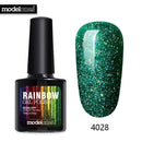 Women Glitter Gloss Finish UV Gel Polish Lacquer-4028-JadeMoghul Inc.