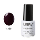 Women Gorgeous Color Gloss / Glitter UV Gel Nail Polish Lacquer-1339PearlDark Purple-JadeMoghul Inc.