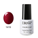 Women Gorgeous Color Gloss / Glitter UV Gel Nail Polish Lacquer-1419 Shimmer Red-JadeMoghul Inc.
