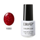 Women Gorgeous Color Gloss / Glitter UV Gel Nail Polish Lacquer-1550 Glitter Fushia-JadeMoghul Inc.