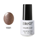 Women Gorgeous Color Gloss / Glitter UV Gel Nail Polish Lacquer-1591 Gold-JadeMoghul Inc.