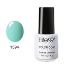 Women Gorgeous Color Gloss / Glitter UV Gel Nail Polish Lacquer-1594 Turquoise-JadeMoghul Inc.