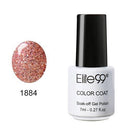Women Gorgeous Color Gloss / Glitter UV Gel Nail Polish Lacquer-1884 Glitter Pink-JadeMoghul Inc.