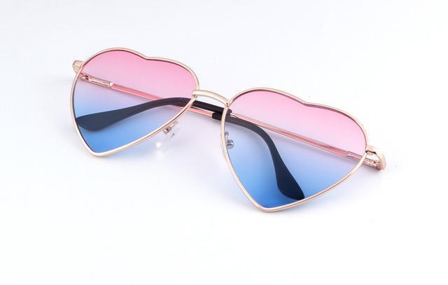 Women Heart Shaped Reflector Sunglasses With 100% UV 400 Protection-15-JadeMoghul Inc.