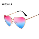 Women Heart Shaped Reflector Sunglasses With 100% UV 400 Protection-1-JadeMoghul Inc.