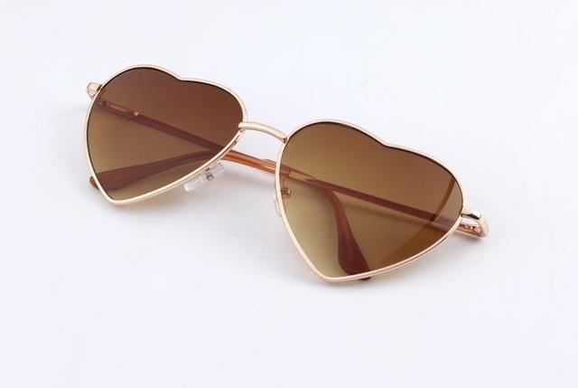 Women Heart Shaped Reflector Sunglasses With 100% UV 400 Protection-3-JadeMoghul Inc.