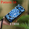 Women Heavy Thai Embroidered Double Zipper Pocket wallet/ Wristlet-Pattern 16 Blue-JadeMoghul Inc.