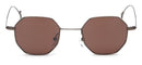 Women Hexagonal Color Tinted Sunglasses With 100% UV 400 Protection-brown-as shown in photo-JadeMoghul Inc.