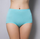 Women High Rise Comfortable And Cool Bamboo Fiber Panties-blue-L-JadeMoghul Inc.