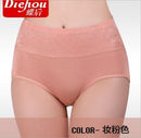 Women High Waist Breathable Seamless Comfortable Panties-Light Pink-XL-JadeMoghul Inc.