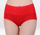Women High Waist Breathable Seamless Comfortable Panties-Red-XL-JadeMoghul Inc.