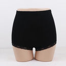 Women High Waist Tummy Control Body Slimming Lace Panties-2009 Black-JadeMoghul Inc.