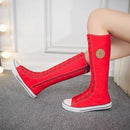 Women Knee High Canvas Shoes-c-9.5-JadeMoghul Inc.