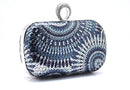 Women Knuckle Ring Sequined Party Clutch Bag-Silver-JadeMoghul Inc.