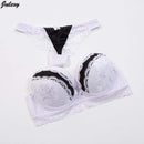 Women  Lace Push Up Women Bra And  Lace Panties Set AExp