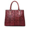 Women Large Capacity Faux Leather Snake Skin Embossed Office Bag / Hand Bag-Red-China-32X14X24cm-JadeMoghul Inc.
