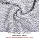 Women Light weight Machine Knitted Cardigan Style Sweater-Gray-One Size-JadeMoghul Inc.