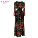 Women Long Dress - Print Dresses Long Floor-as picture_30-S_30-China_30-JadeMoghul Inc.