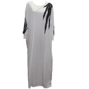 Women loose Cut Batwing Sleeves Maxi Dress-blue-One Size-JadeMoghul Inc.