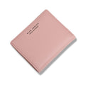 Women Lovely Leather Zipper Wallet Fashion Lady Portable Multifunction Small Solid Color Change Purse Hot Female Clutch Carteras-pink-JadeMoghul Inc.