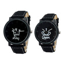 Women Lovers Wristwatch - Men Fashion Quartz Watch-BlackBlackKING-JadeMoghul Inc.