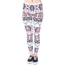 Women Mandala/Aztec/Geometric printed Leggings/Workout pants-lga40545-One Size-JadeMoghul Inc.