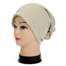 Women / Men Unisex Cotton Blend Slouch Beanie/ Hat-Beige-JadeMoghul Inc.