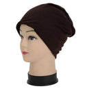 Women / Men Unisex Cotton Blend Slouch Beanie/ Hat-Coffee-JadeMoghul Inc.