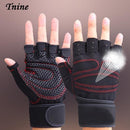 Women / Men Unisex Fitness training Weight Gloves-Black-M-JadeMoghul Inc.