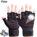 Women / Men Unisex Fitness training Weight Gloves-Black-M-JadeMoghul Inc.