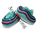 Women/Men Winter Slippers Unisex One Size 35-43 Warm Home Slippers Women Bread Shoes Indoor Snug Sneakers House Woman Slippers AExp