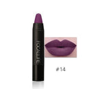 Women Moisturizer Waterproof Long-lasting Easy to Wear Matte /Metallic Lip Color Crayons-14-JadeMoghul Inc.