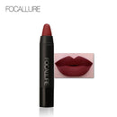 Women Moisturizer Waterproof Long-lasting Easy to Wear Matte /Metallic Lip Color Crayons-1-JadeMoghul Inc.