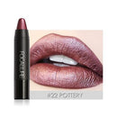 Women Moisturizer Waterproof Long-lasting Easy to Wear Matte /Metallic Lip Color Crayons-22-JadeMoghul Inc.