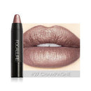 Women Moisturizer Waterproof Long-lasting Easy to Wear Matte /Metallic Lip Color Crayons-27-JadeMoghul Inc.